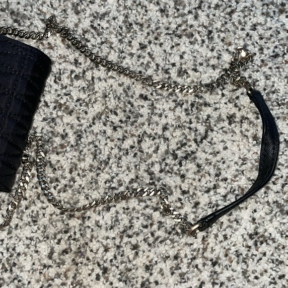 Guess Black Quilted Mini Bag - Picture 7 of 7